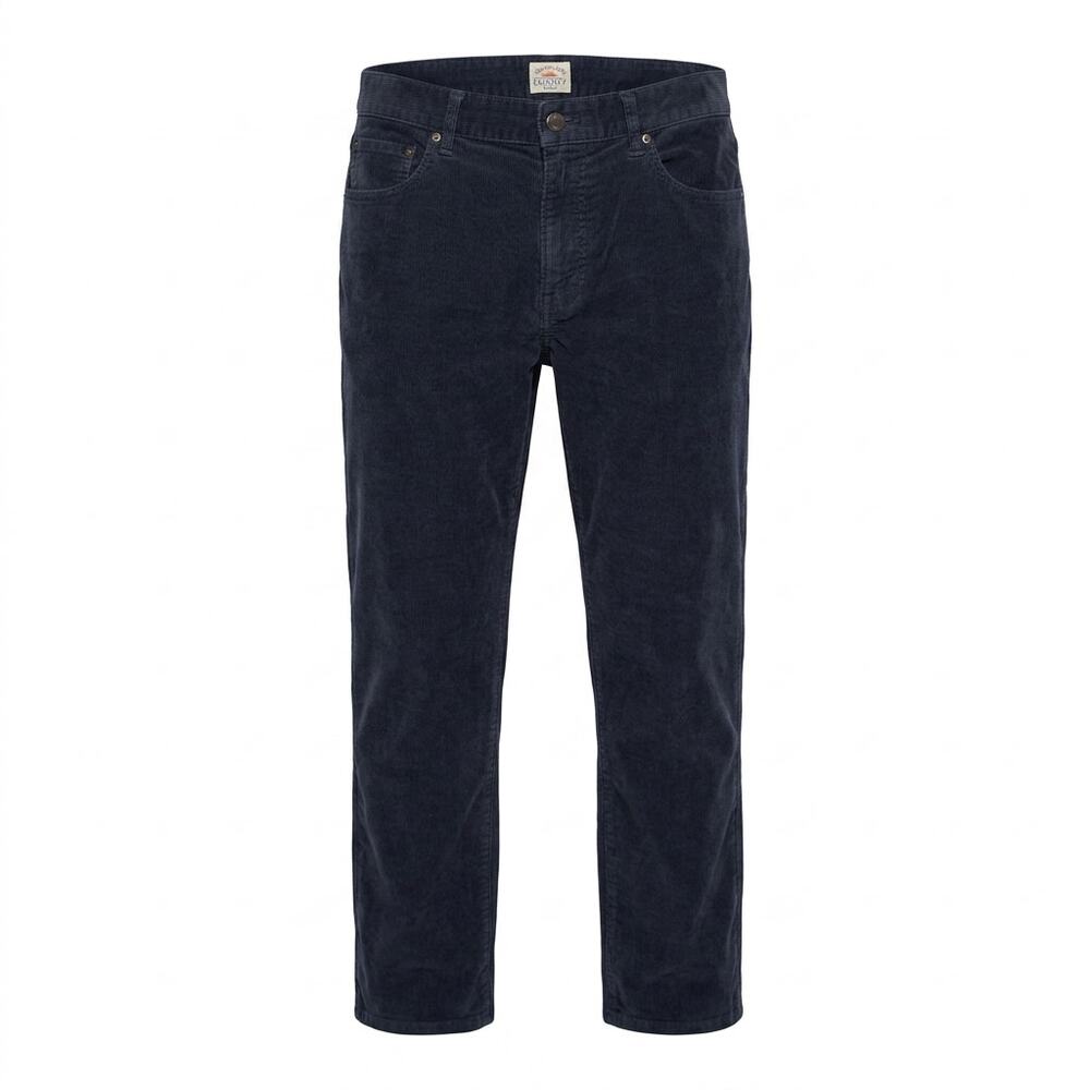Faherty Brand Blue Corduroy 5-Pocket Pants Straight Men See Measurements